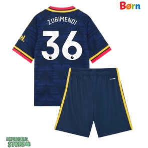 Arsenal Martin Zubimendi #36 Replika Babytøj Udebanesæt Børn 2026-27 Kortærmet (+ Korte bukser)